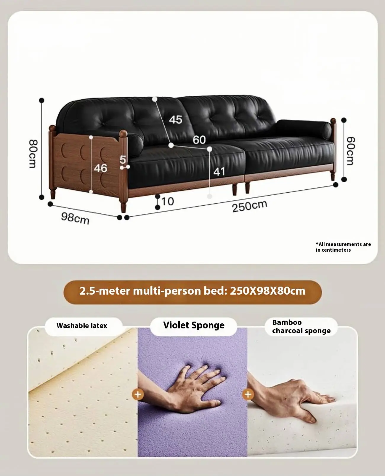 Globe Sofa - American-style vintage top-grain leather straight sofa SKU-02-25m多人位