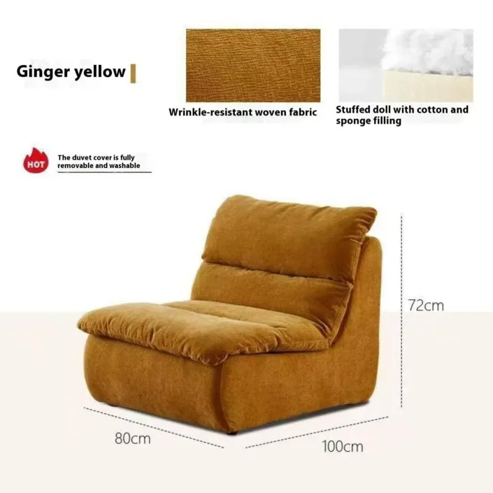 Globe Sofa - Down-filled Single-Person Compression Sofa Globe Sofa - Down-filled Single-Person Compression Sofa