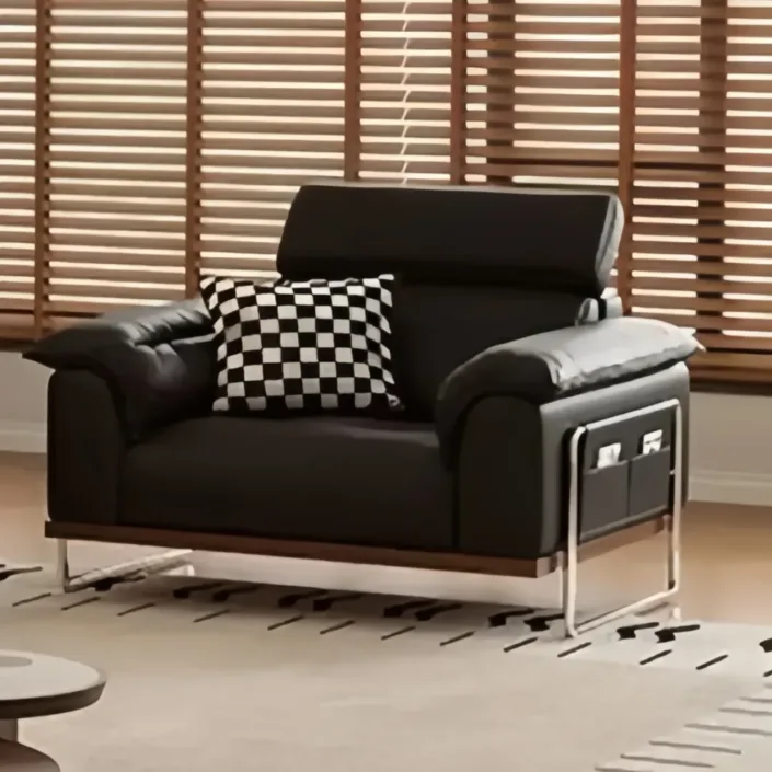 Globe Sofa - Italian selected S-grade cowhide single chair Globe Sofa - Italian selected S-grade cowhide single chair