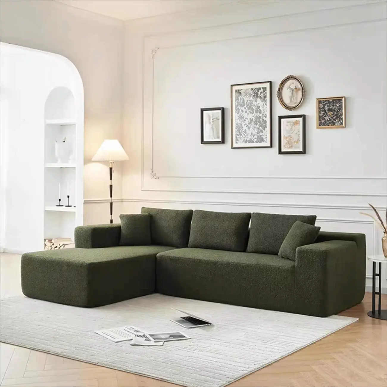 主图-01 Globe Sofa - L-Shaped Corner Integrated Compression Sofa