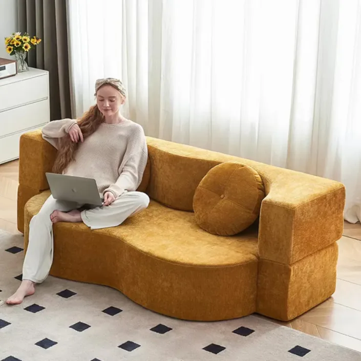Globe Sofa - Lazy Fabric All-in-One Compressed Sofa Bed Globe Sofa - Lazy Fabric All-in-One Compressed Sofa Bed