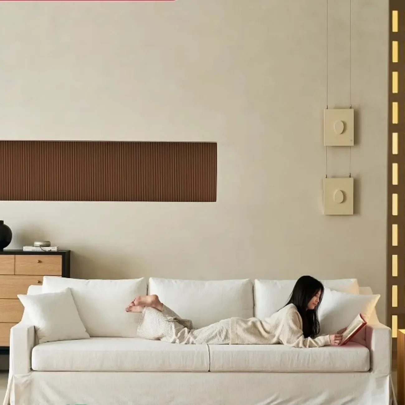 主图-01 Globe Sofa - Natural Breeze Direct-Vent Linen Sofa
