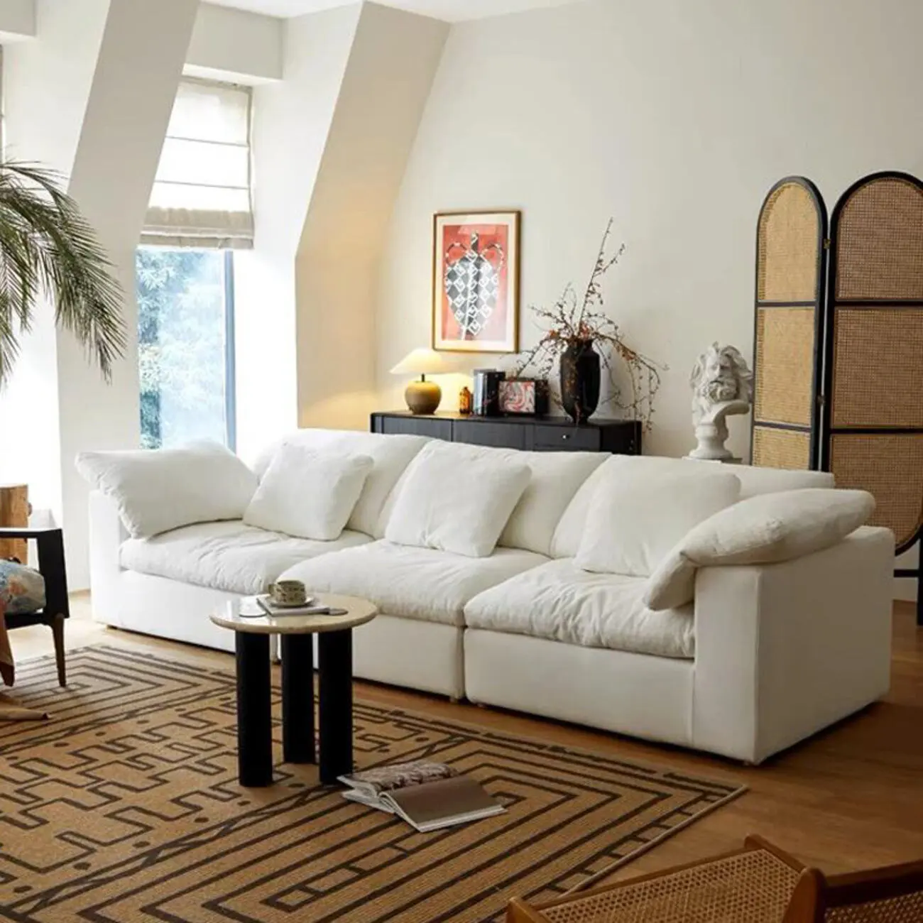 主图-01 Globe Sofa - Cloud French Cream-Style Compression Sofa