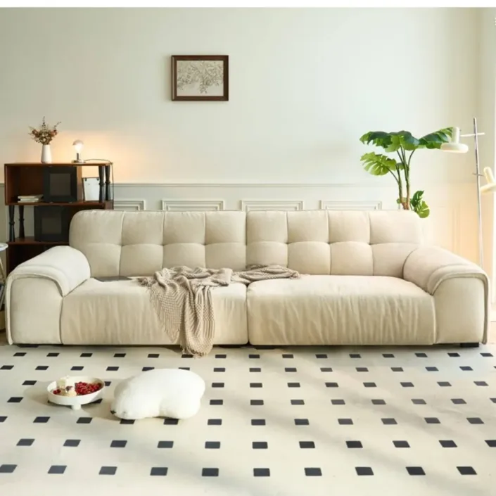 Globe Sofa - New Damo Milk Cream Style Sofa Globe Sofa - New Damo Milk Cream Style Sofa