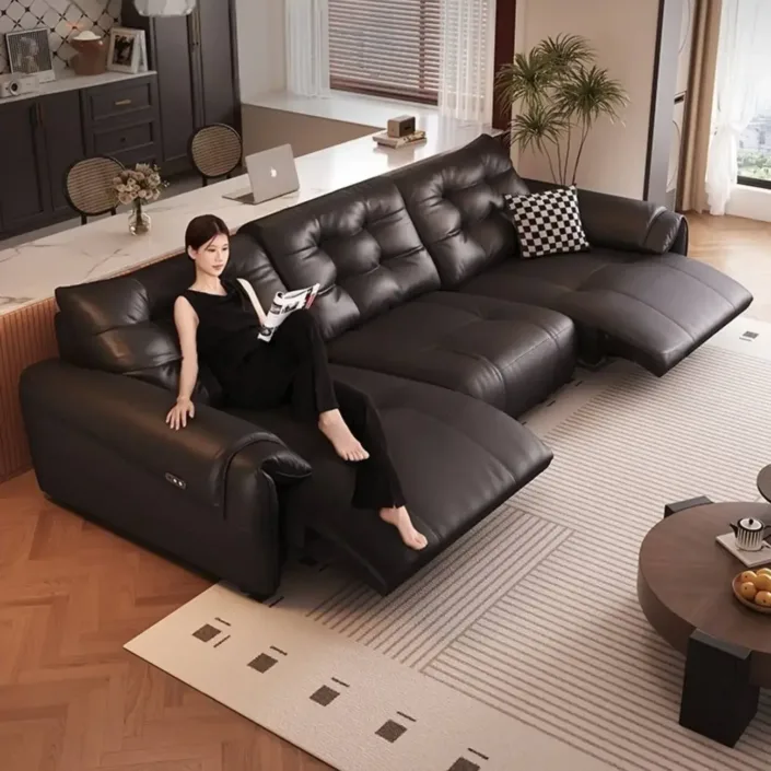 Globe Sofa - Multifunctional Electric Top-Grain Leather Sofa Globe Sofa - Multifunctional Electric Top-Grain Leather Sofa