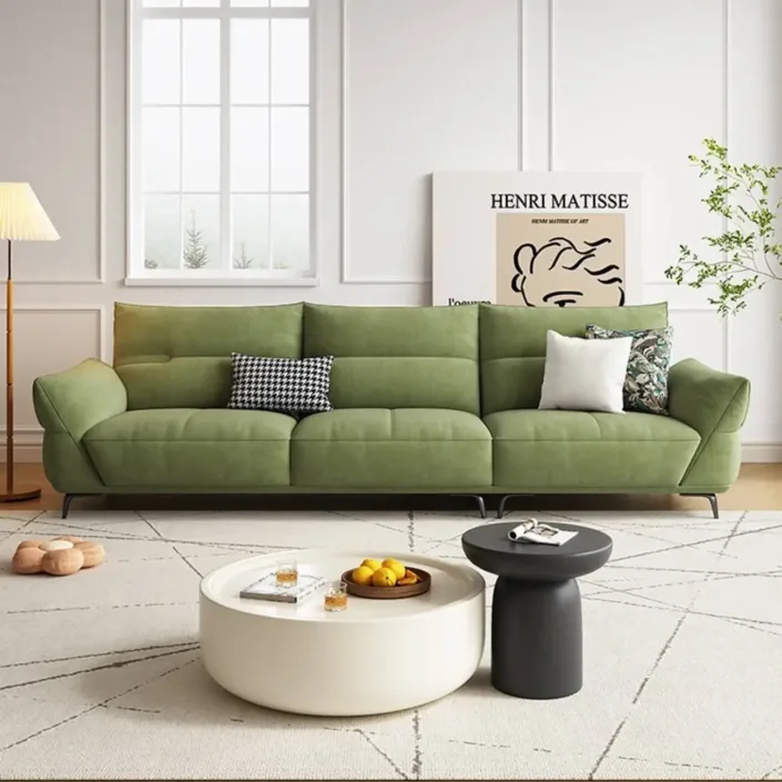 Globe Sofa - Cream-Style Tech Fabric Sofa