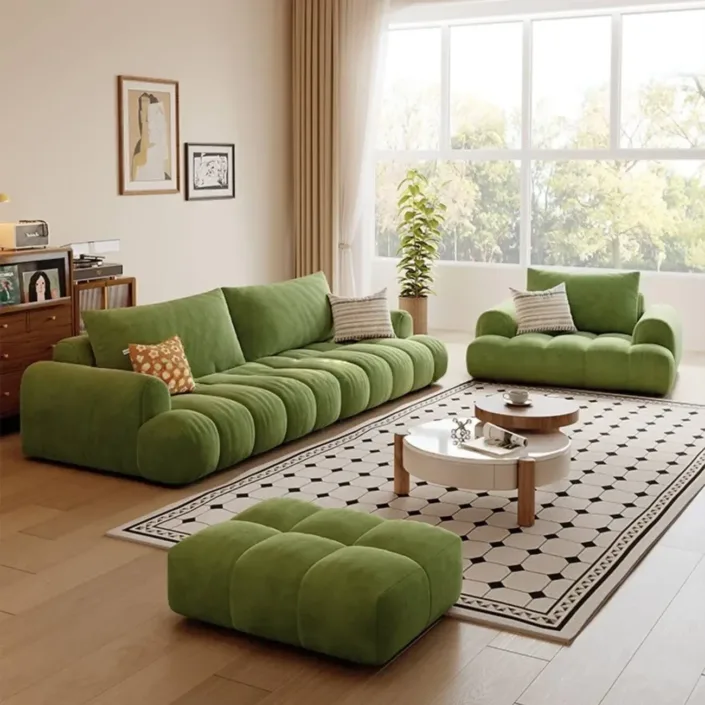 Living Room Light Luxury Modern Puff Sofa