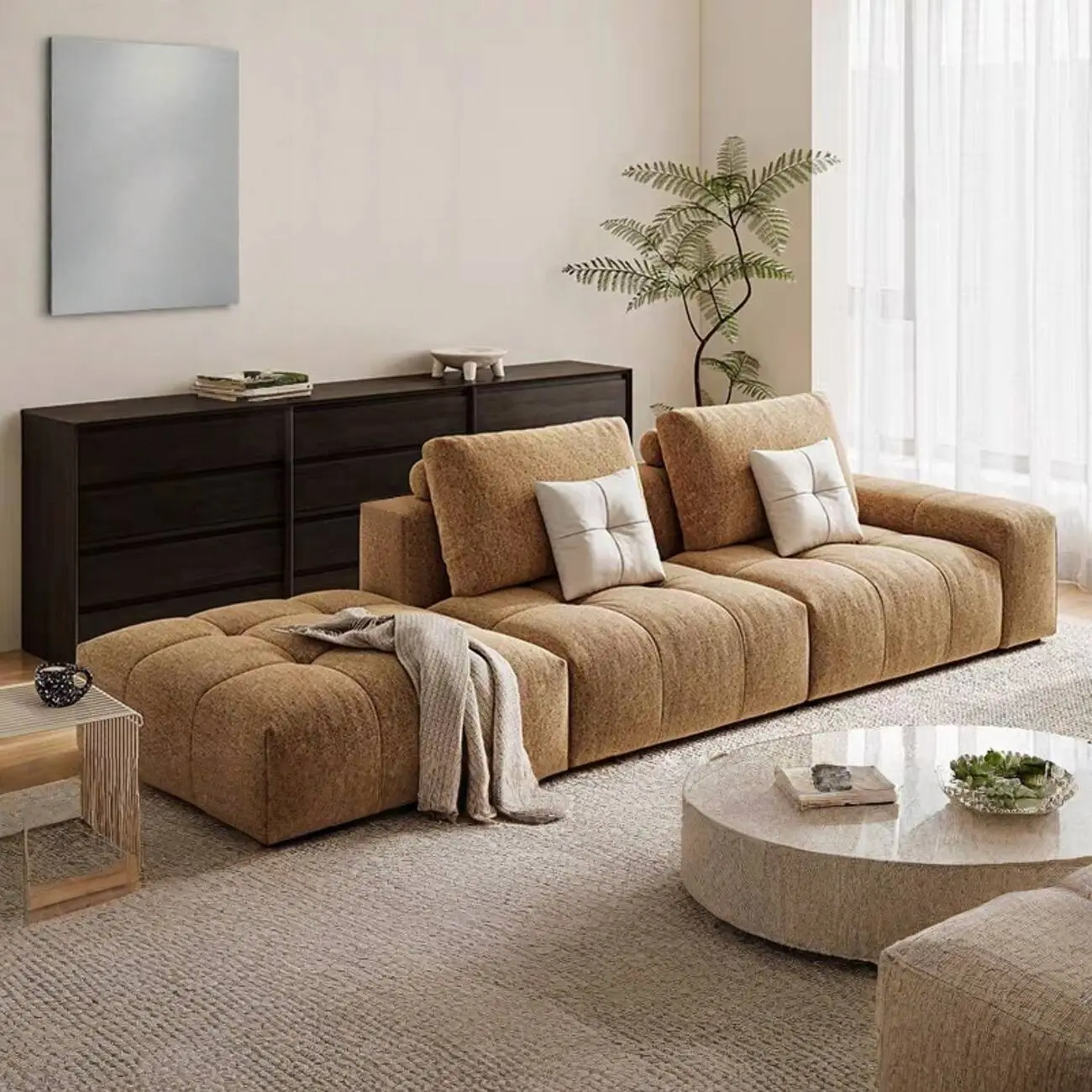 主图-01 Globe Sofa - Fabric Pixel Modular Compression Sofa