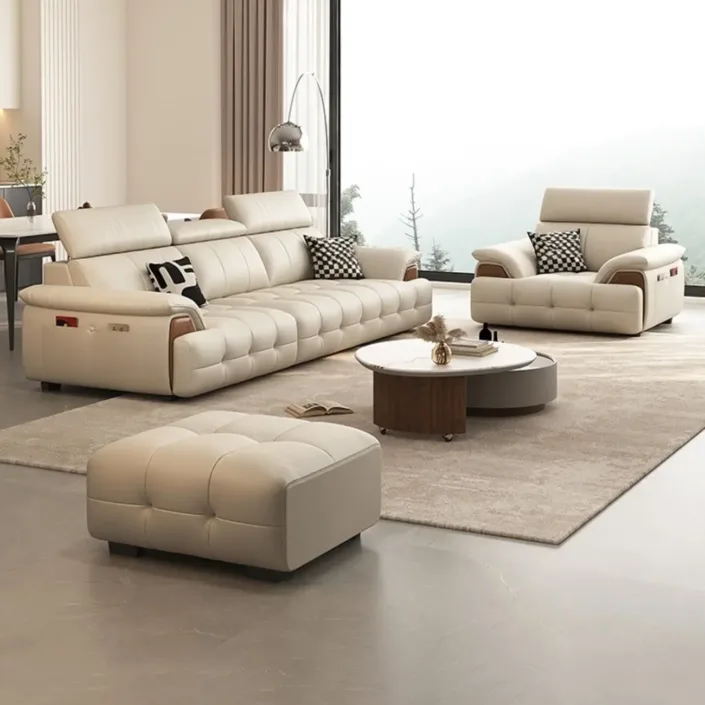 Globe Sofa - New Italian Solid Wood Frame Leather Sofa Globe Sofa - New Italian Solid Wood Frame Leather Sofa