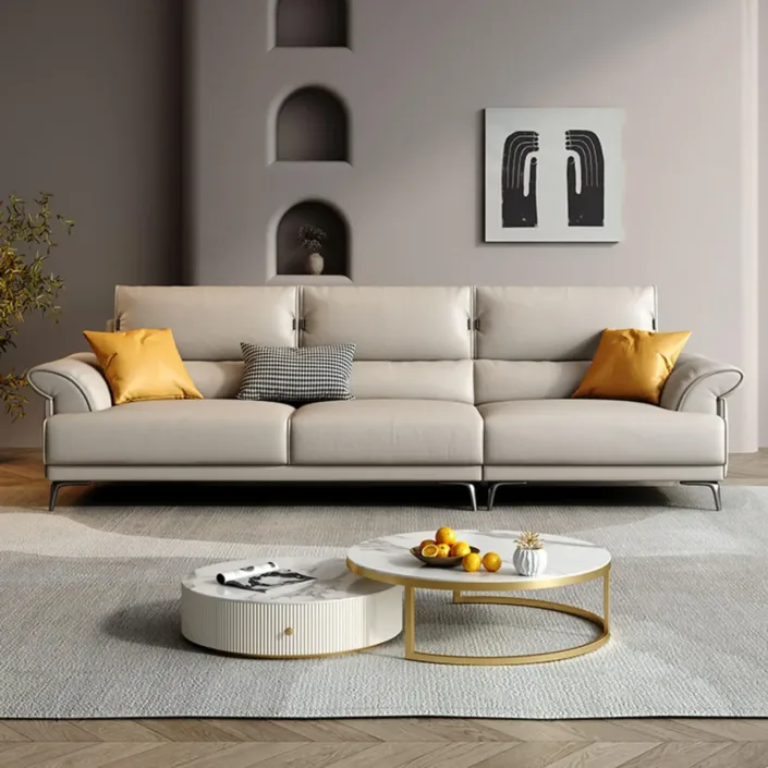 Globe Sofa - Italian Nordic-inspired luxury leather sofa Globe Sofa - Italian Nordic-inspired luxury leather sofa