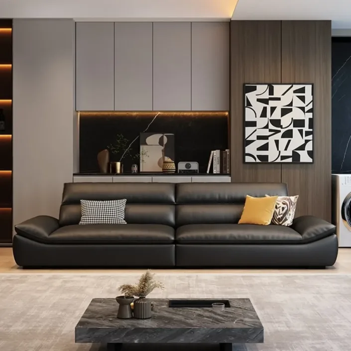 Globe Sofa - Italian Minimalist Top-Grain Leather Sailboat Sofa Globe Sofa - Italian Minimalist Top-Grain Leather Sailboat Sofa