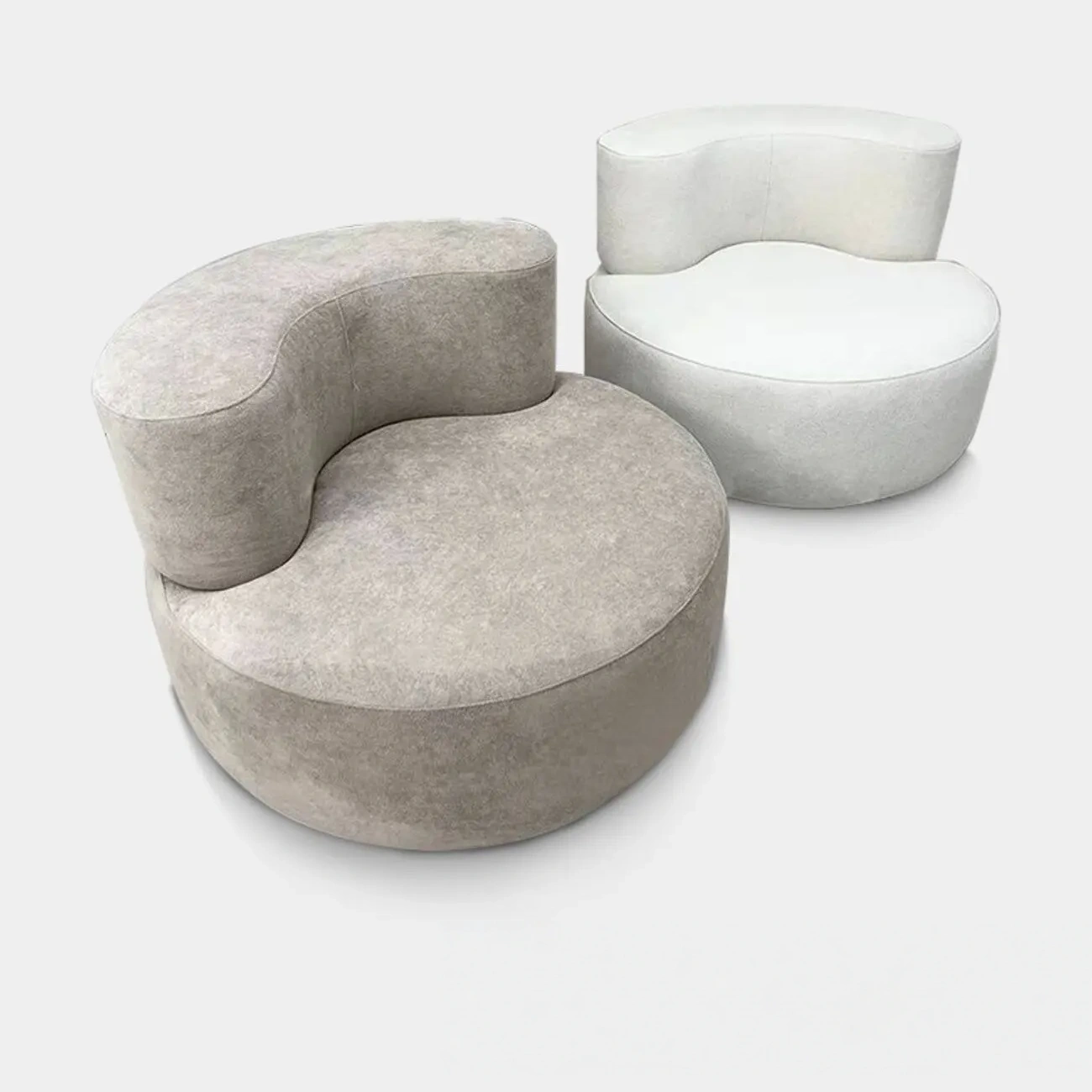 主图-01-5 Globe Sofa - Curved Cashew Round Chair Integrated Compression Sofa