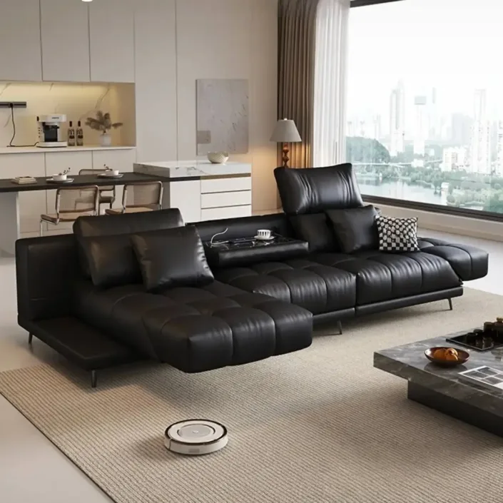 Globe Sofa - Adjustable Leather Sofa Globe Sofa - Adjustable Leather Sofa
