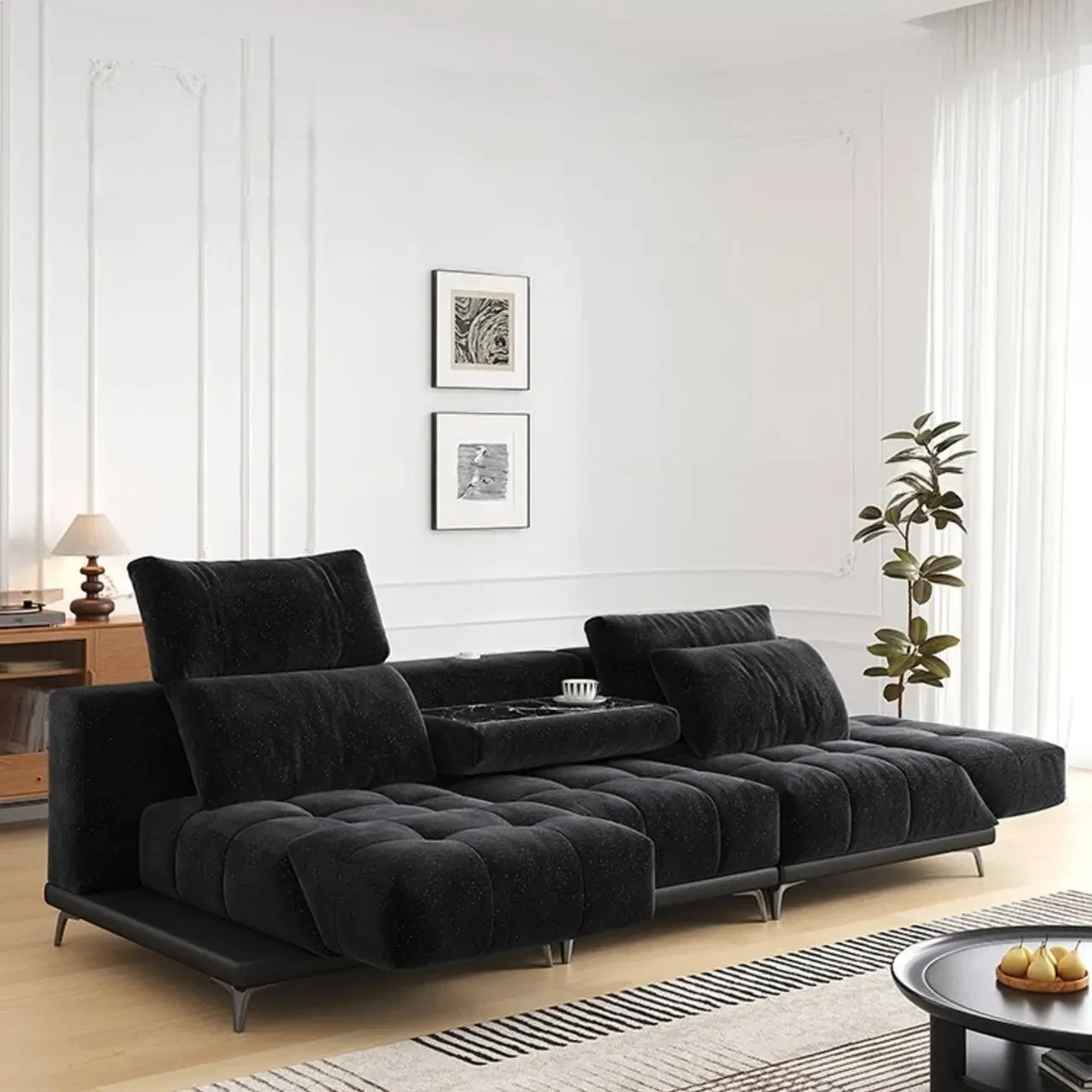 主图-01 Globe Sofa - Versatile Multi-Functional Adjustable Fabric Sofa