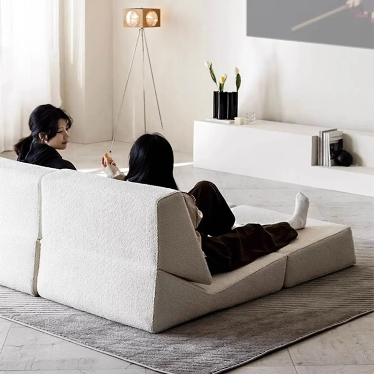 主图-02 Globe Sofa - Three-Fold Transformable Compressed Lounge Sofa Bed