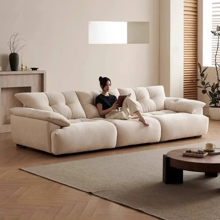 Globe Sofa - Chenille Down Cloud Fabric Sofa Globe Sofa - Chenille Down Cloud Fabric Sofa