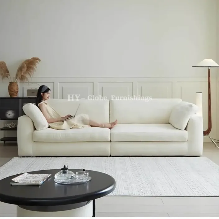 Globe Sofa - Removable and Washable Cotton-Linen Upholstered Sofa Globe Sofa - Removable and Washable Cotton-Linen Upholstered Sofa