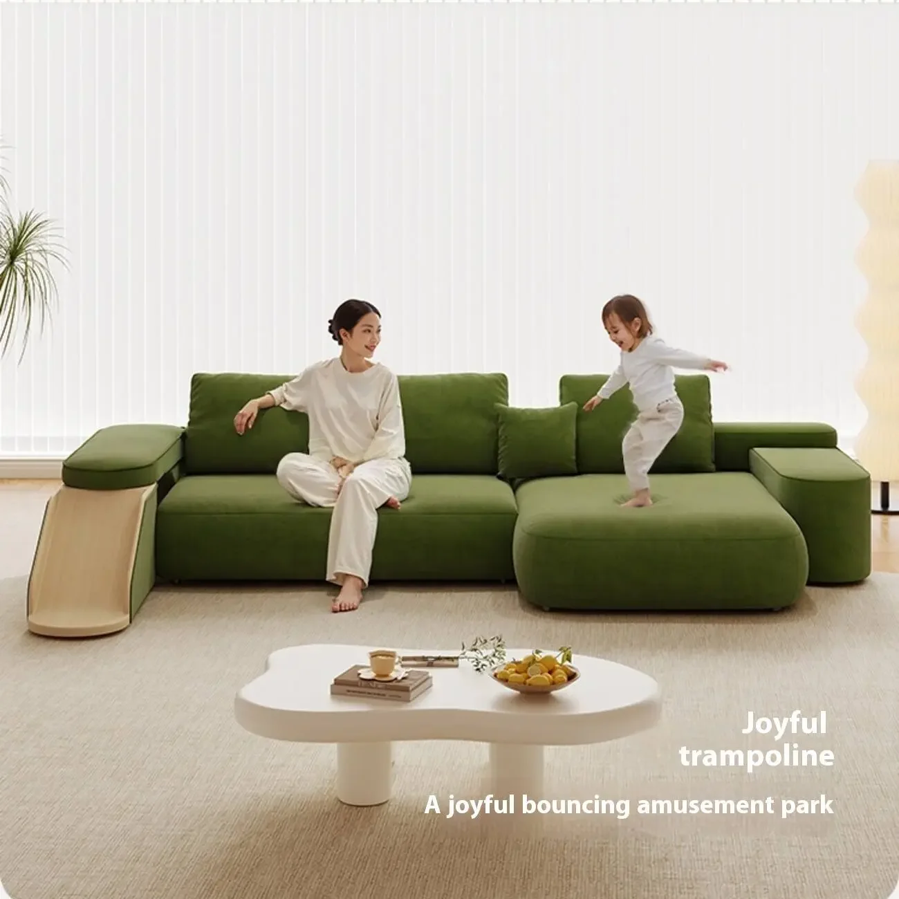 主图-02 Globe Sofa - Minimalist Contoured Upholstered Sofa