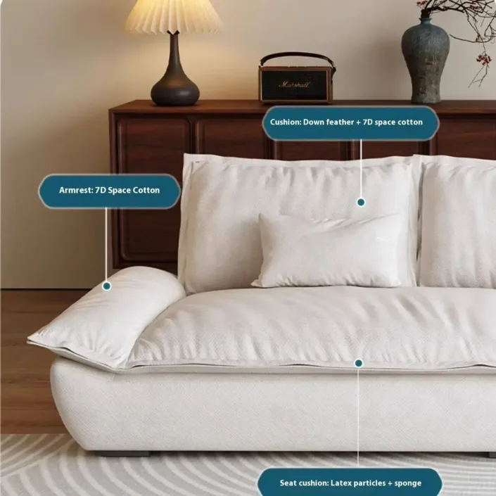 Globe Sofa - Sailcloth Upholstery Breathable Cotton-Linen Sofa Set Globe Sofa - Sailcloth Upholstery Breathable Cotton-Linen Sofa Set