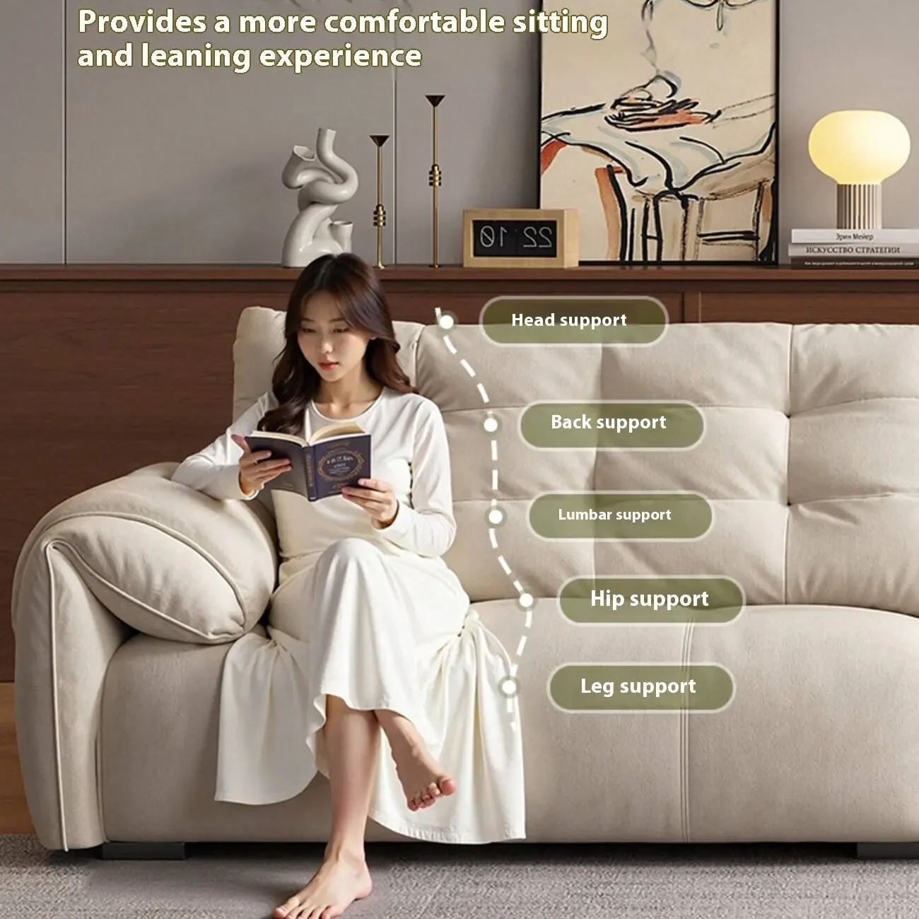 主图-02 Globe Sofa - Modular Italian Minimalist Fabric Sofa