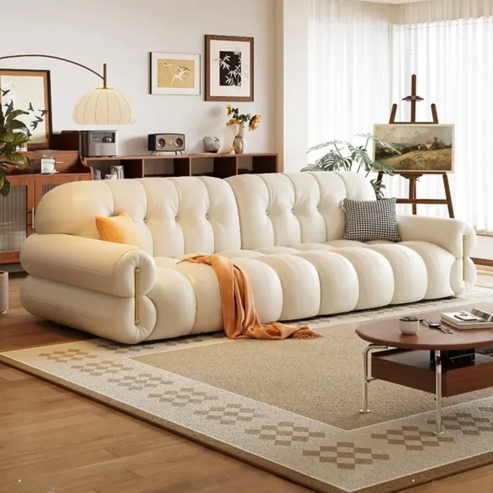 Globe Sofa - Medieval-style solid wood and genuine leather sofa Globe Sofa - Medieval-style solid wood and genuine leather sofa