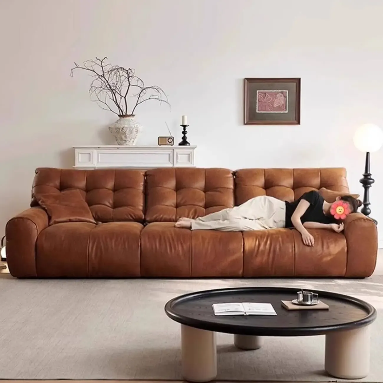 主图-02 Globe Sofa - Italian-style adjustable function leather sofa