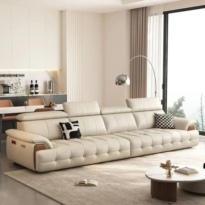 Globe Sofa - New Italian Solid Wood Frame Leather Sofa Globe Sofa - New Italian Solid Wood Frame Leather Sofa