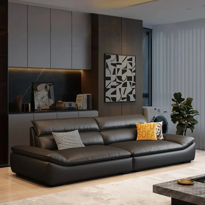 Globe Sofa - Italian Minimalist Top-Grain Leather Sailboat Sofa Globe Sofa - Italian Minimalist Top-Grain Leather Sailboat Sofa