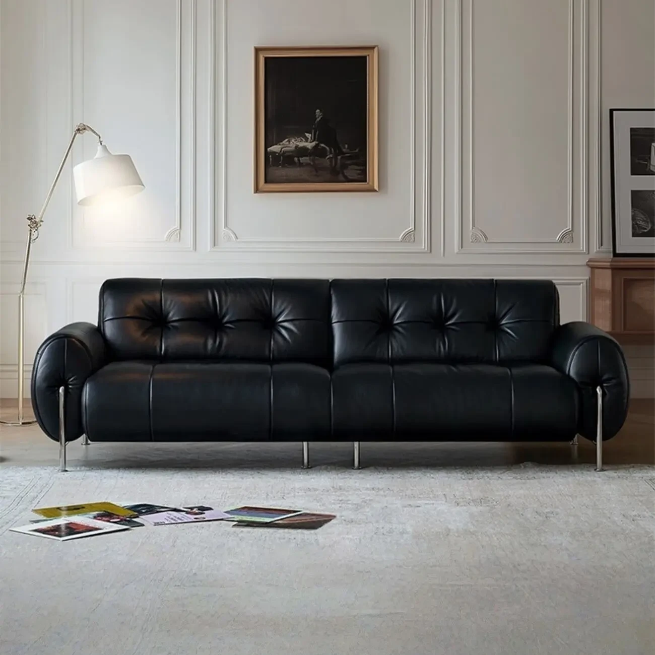 主图-02 Globe Sofa - Medieval-style genuine leather ethereal sofa