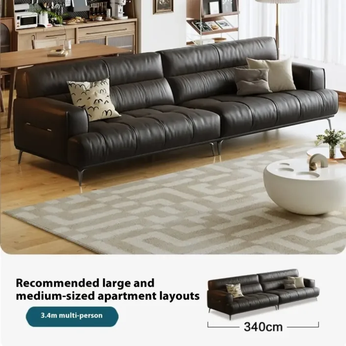 Globe Sofa - Italian-style immersive genuine leather sofa Globe Sofa - Italian-style immersive genuine leather sofa