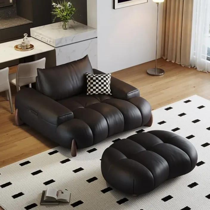 Globe Sofa - Italian modern minimalist genuine leather sofa chair Globe Sofa - Italian modern minimalist genuine leather sofa chair