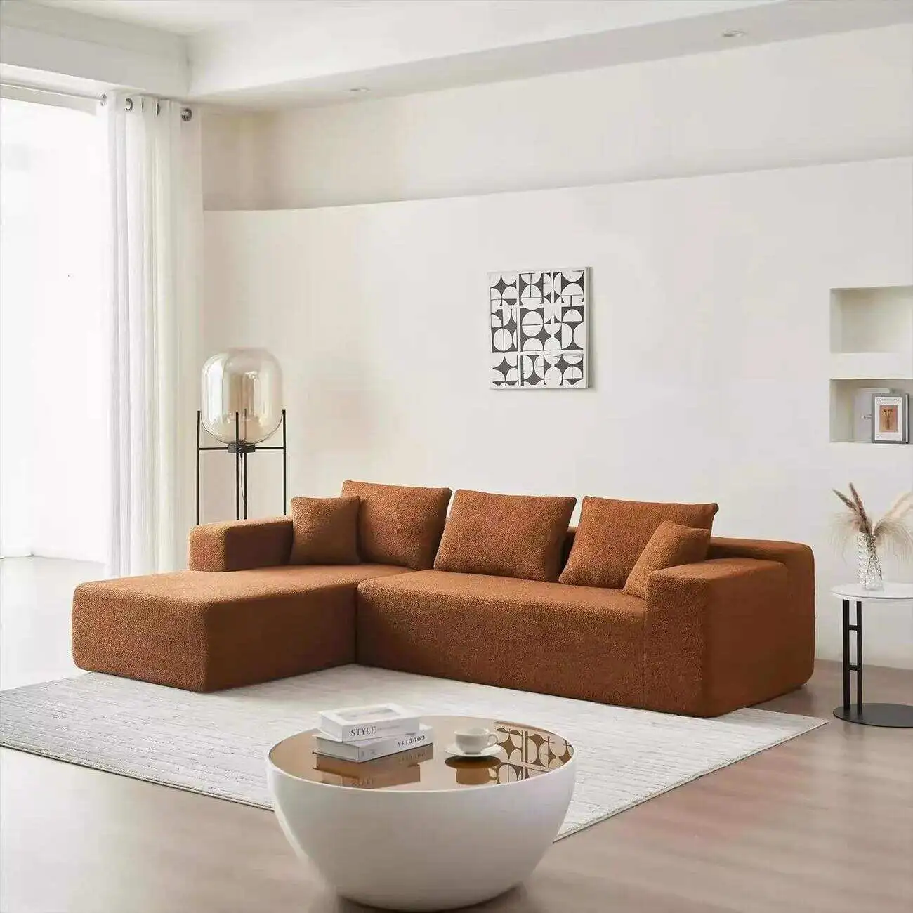 主图-03 Globe Sofa - L-Shaped Corner Integrated Compression Sofa