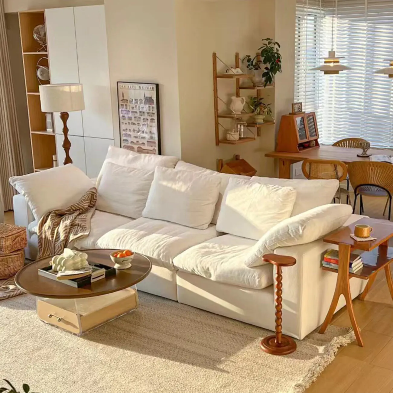 主图-03 Globe Sofa - Cloud French Cream-Style Compression Sofa