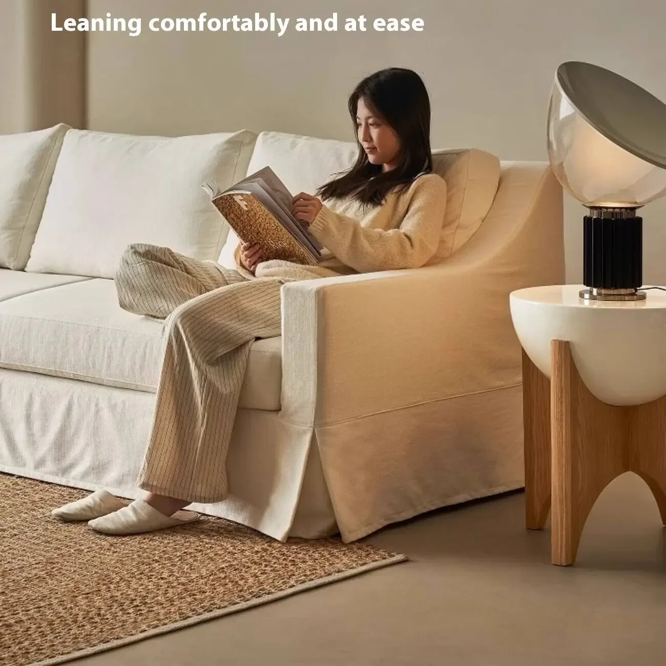 主图-03 Globe Sofa - Natural Breeze Direct-Vent Linen Sofa