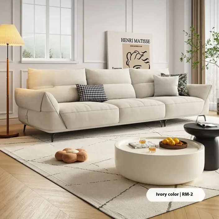 Globe Sofa - Cream-Style Tech Fabric Sofa