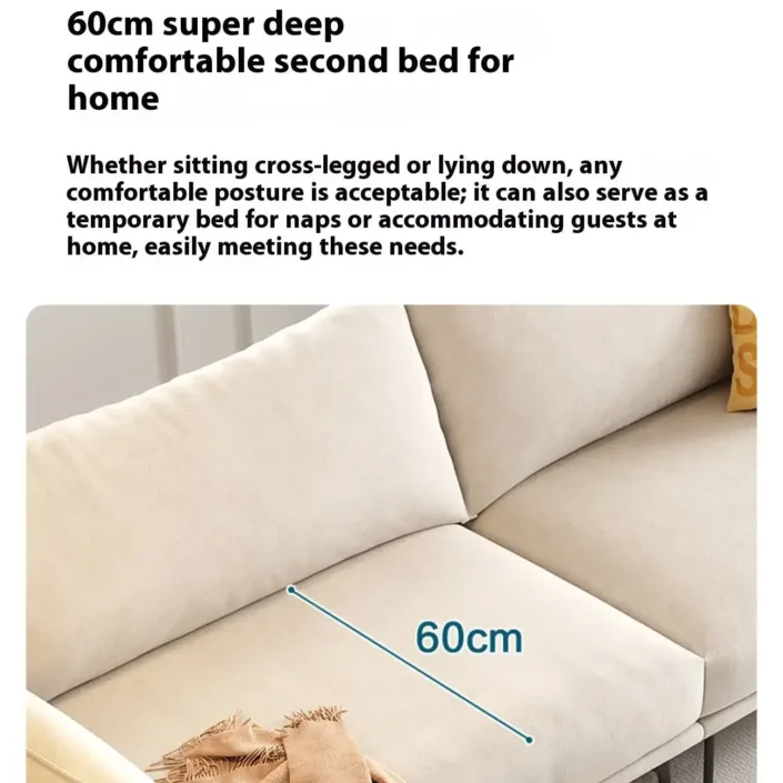 Globe Sofa - Creamy Style Tech Antibacterial Scratch-Resistant Sofa Globe Sofa - Creamy Style Tech Antibacterial Scratch-Resistant Sofa