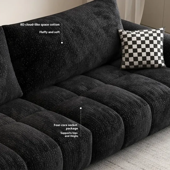 Globe Sofa - New Premium Cloud Sofa with Baby's Breath Accents Globe Sofa - New Premium Cloud Sofa with Baby's Breath Accents