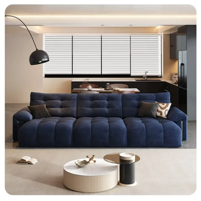 Globe Sofa - Cream folding and telescoping functional sofa