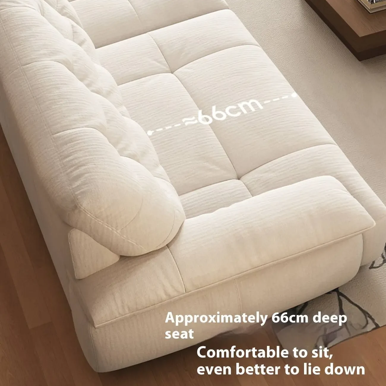 主图-03 Globe Sofa - New Vintage-Style Deep-Seat Fabric Sofa