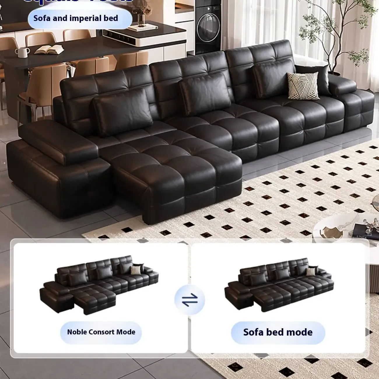 主图-03 Globe Sofa - Laurence Electric Multifunctional Leather Sofa