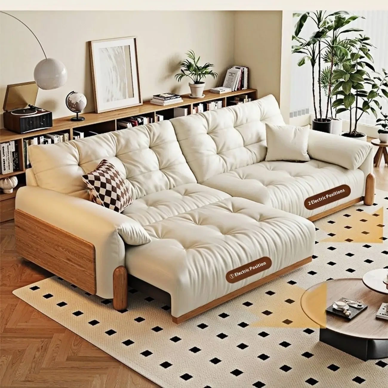 主图-03 Globe Sofa - CloudBoost Pro Smart Leather Sofa