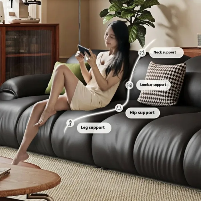 Globe Sofa - New Luxury Cloud-Style Leather Sofa Globe Sofa - New Luxury Cloud-Style Leather Sofa