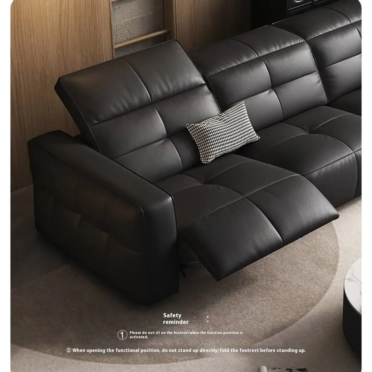 主图-03 Globe Sofa - Italian Minimalist Genuine Leather Functional Sofa