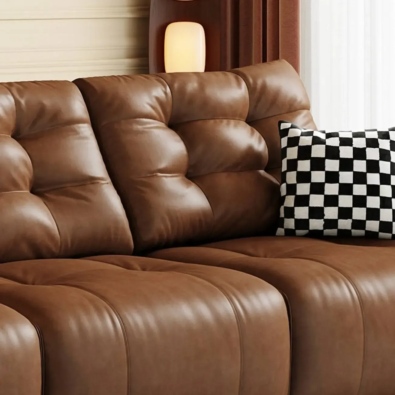 主图-03 Globe Sofa - Oil Wax Leather Swan Electric Recliner Sofa