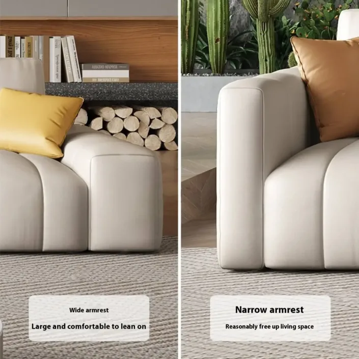 Globe Sofa - Light luxury piano key leather sofa Globe Sofa - Light luxury piano key leather sofa