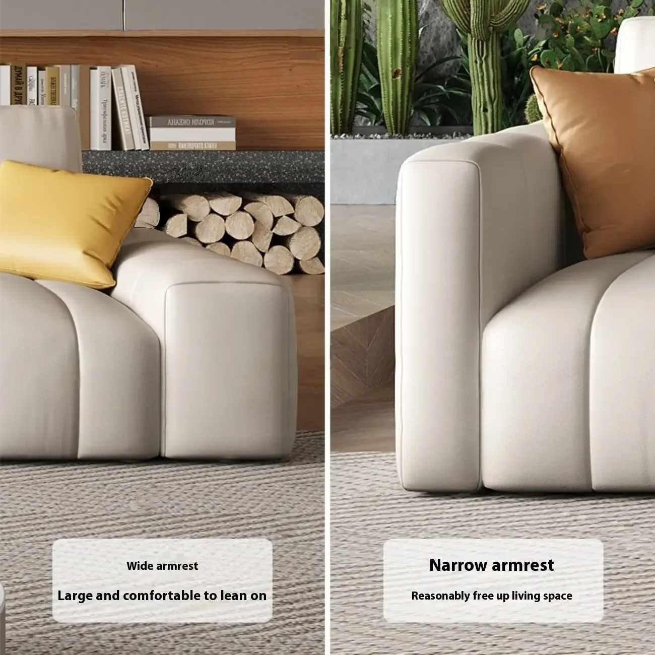 主图-03 Globe Sofa - Light luxury piano key leather sofa