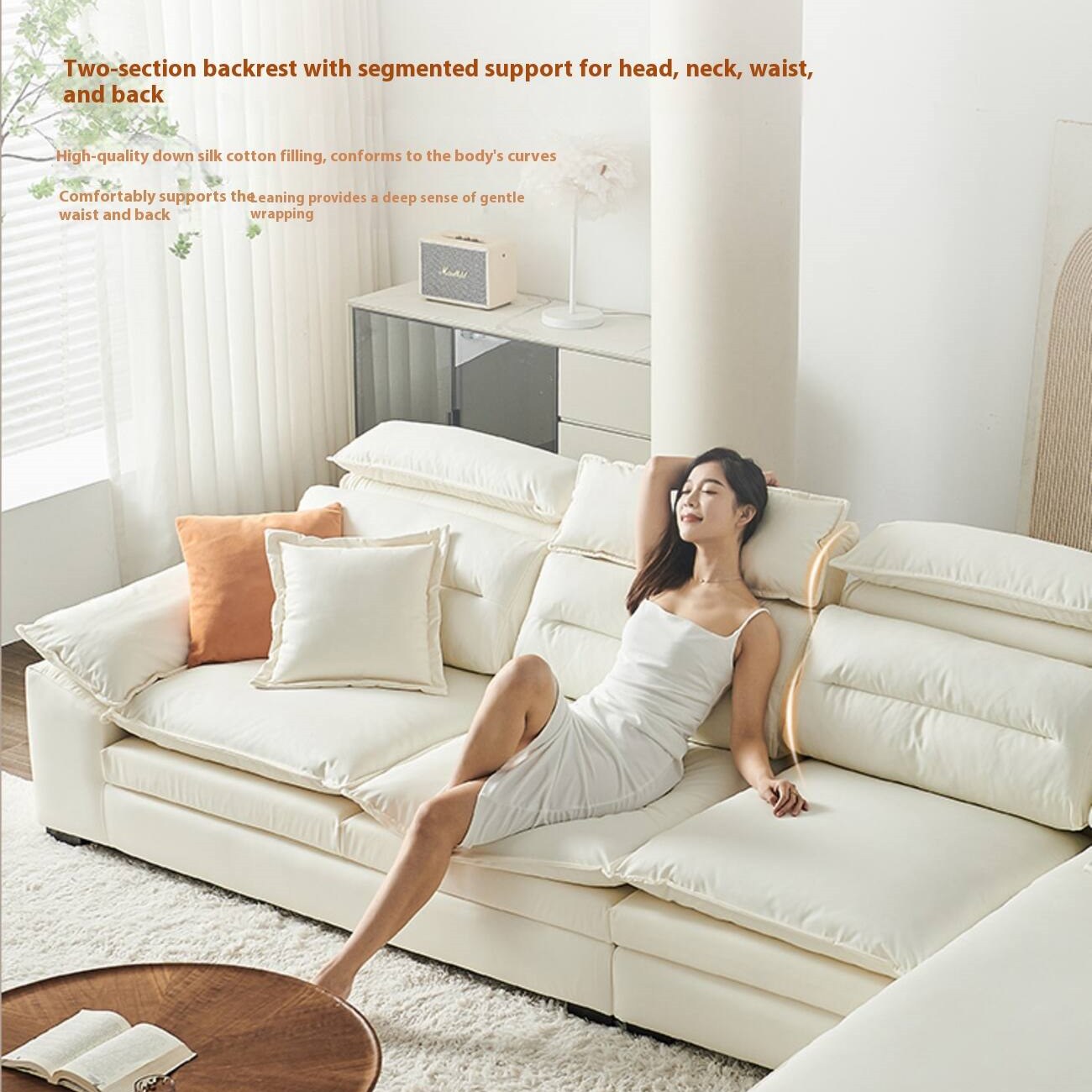 主图-04 Globe Sofa - Nordic minimalist luxury technology fabric sofa