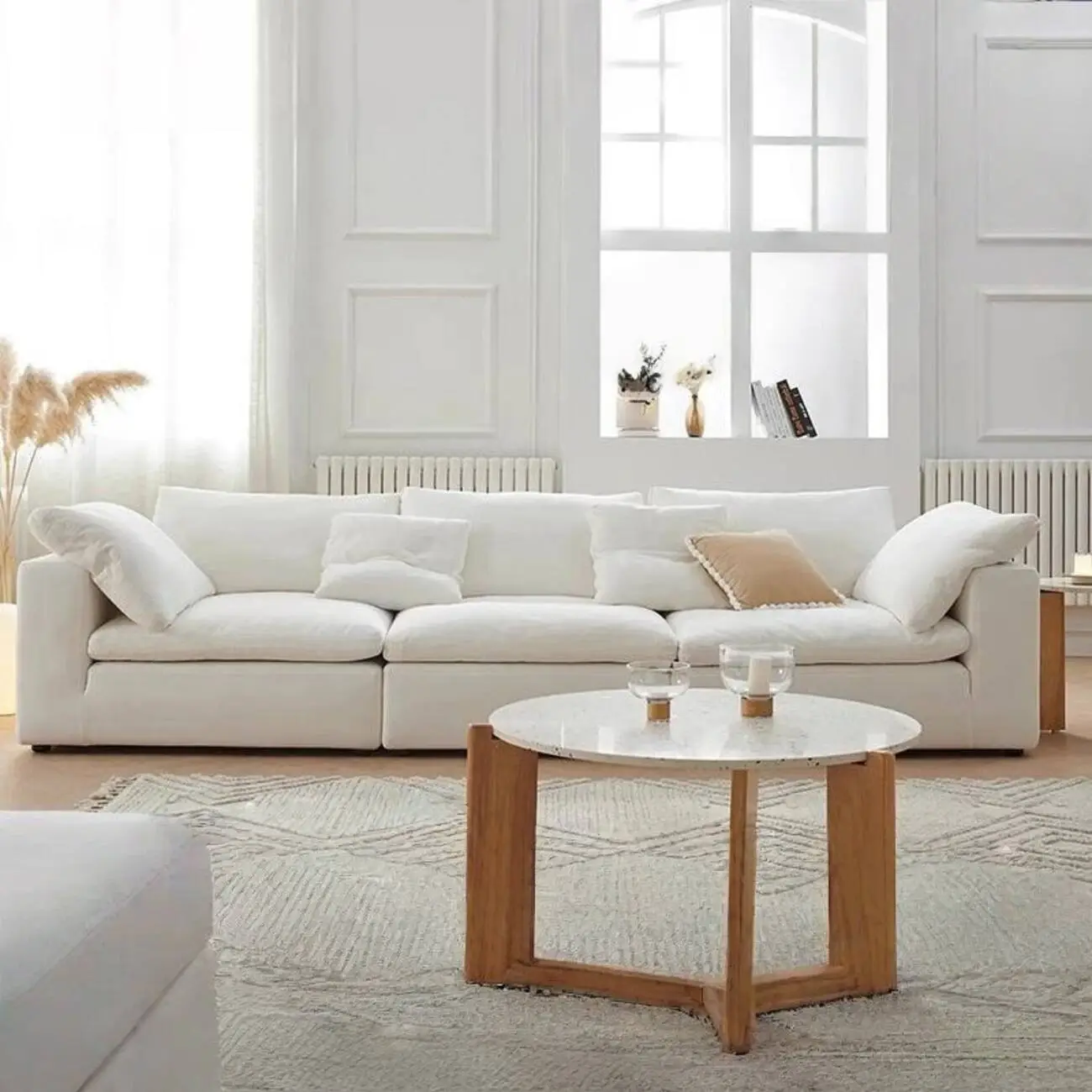 主图-04 Globe Sofa - Cloud French Cream-Style Compression Sofa