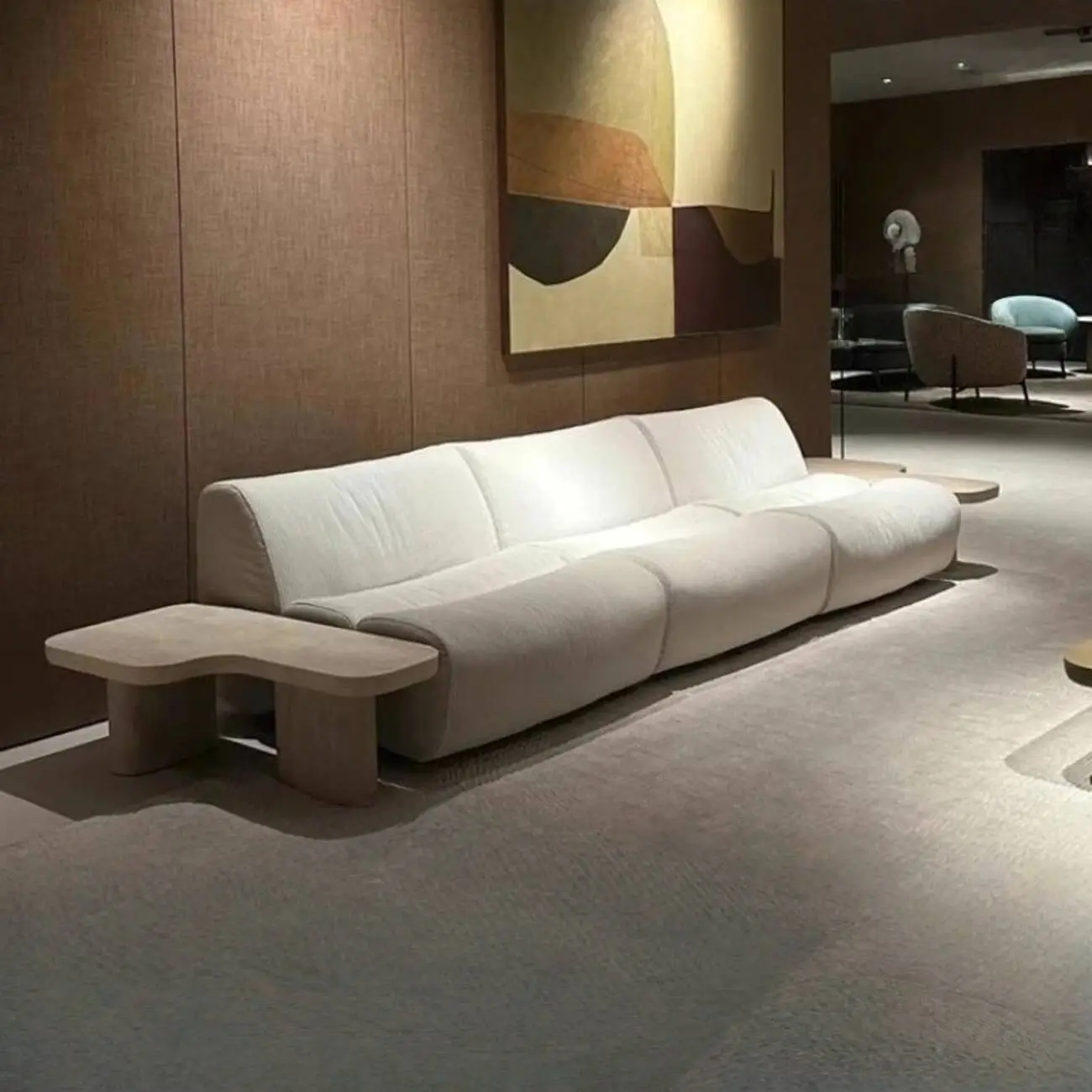 主图-04 Globe Sofa - Boucle Lamb fleece Compressed Sofa