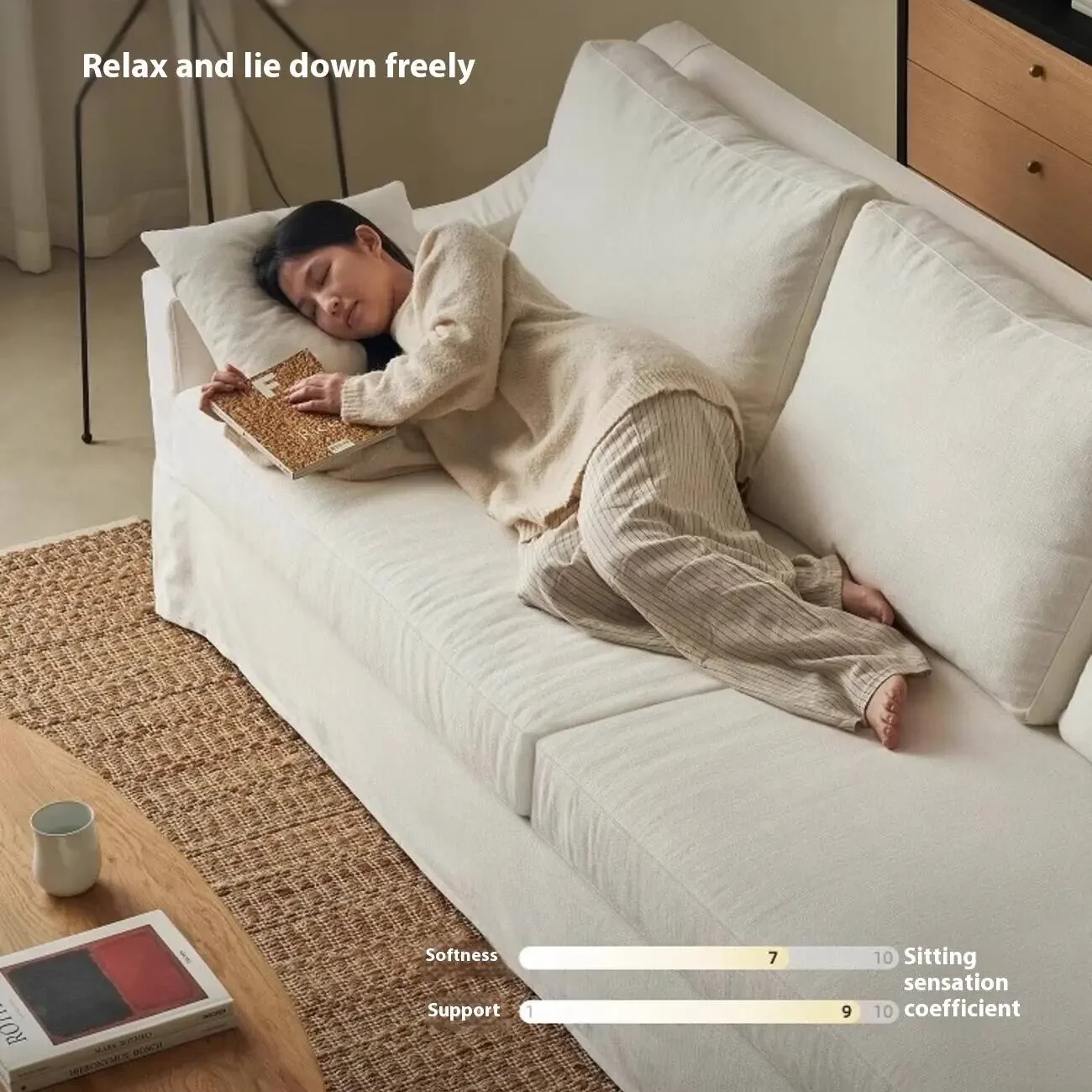 主图-04 Globe Sofa - Natural Breeze Direct-Vent Linen Sofa